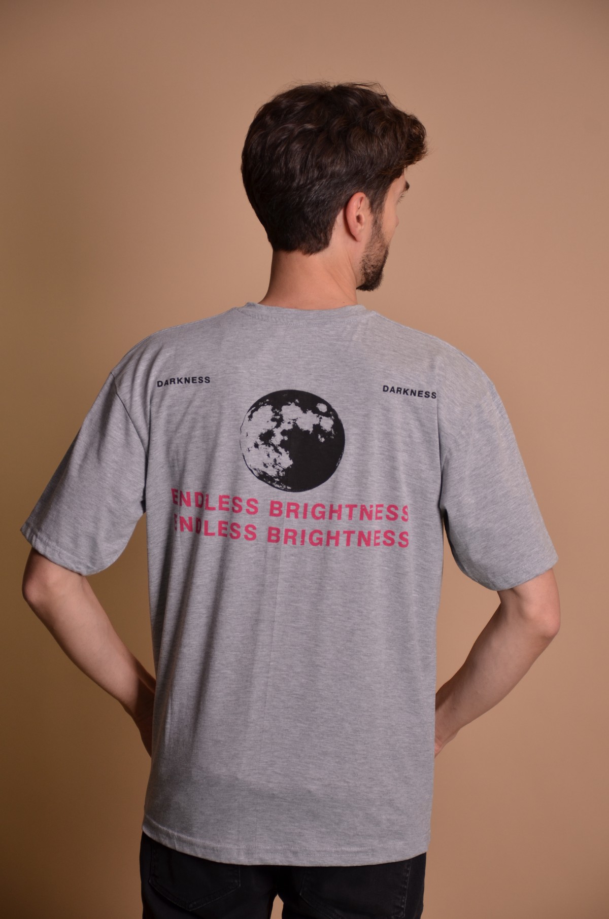 2030 Grey Мъжка овърсайз тениска