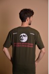 2030 Khaki Мъжка овърсайз тениска