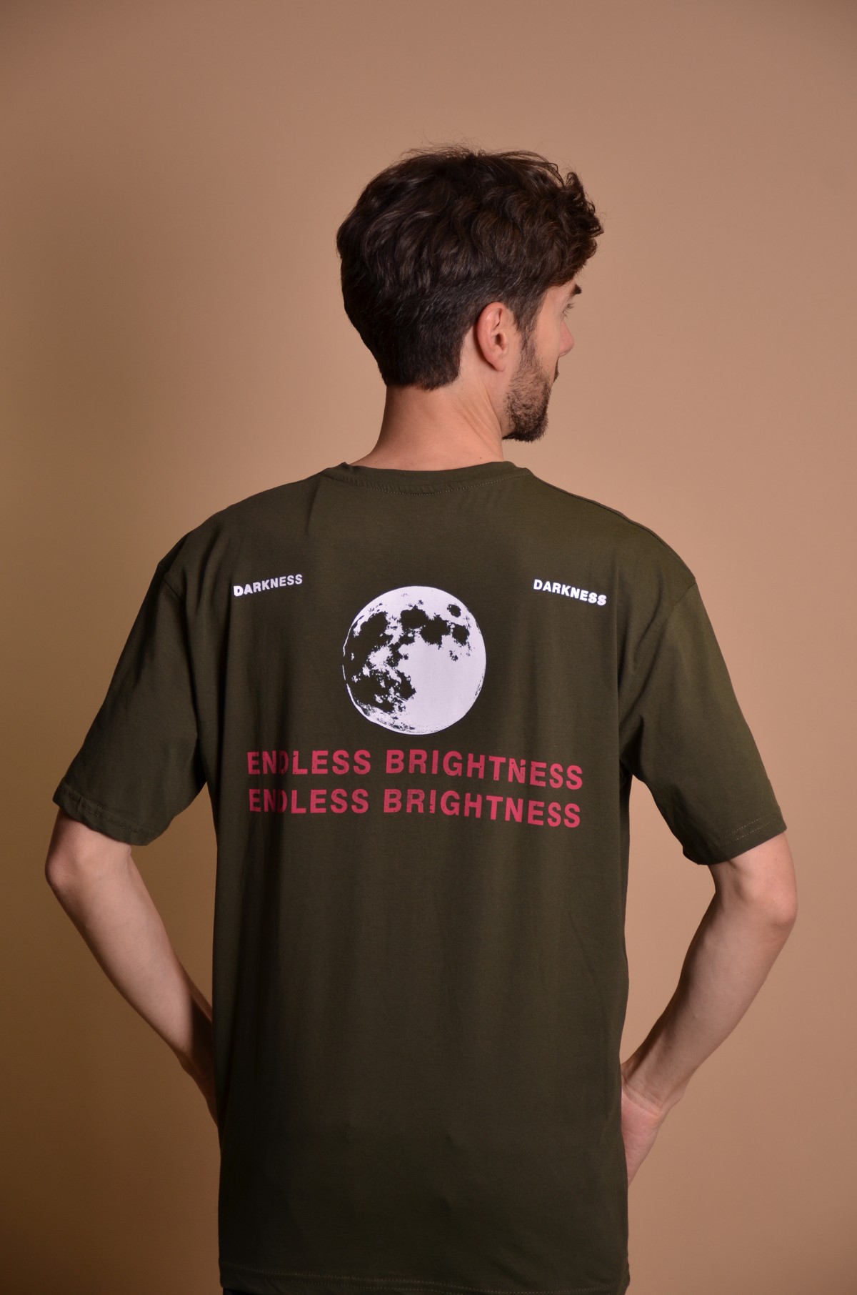 2030 Khaki Мъжка овърсайз тениска