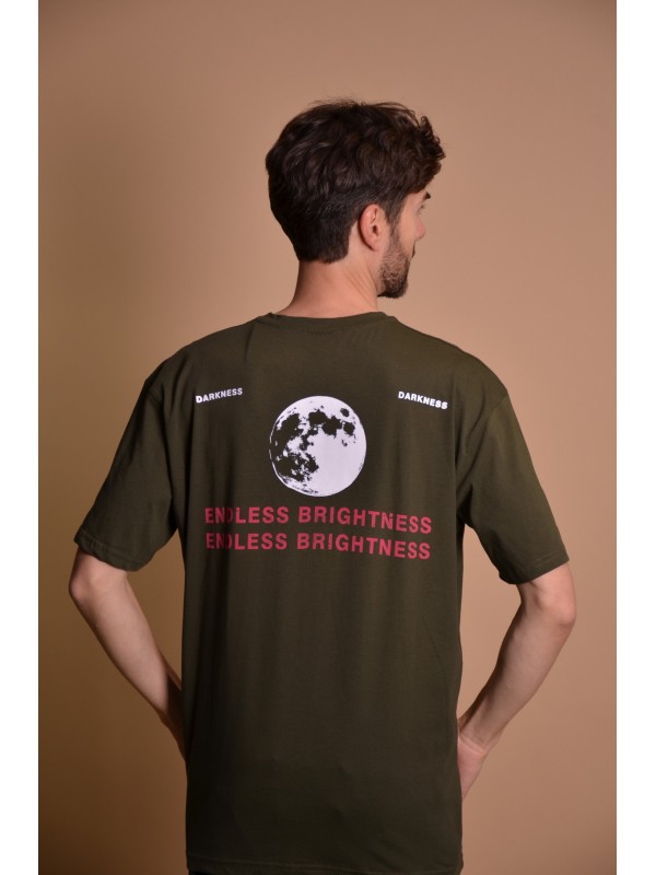 2030 Khaki Мъжка овърсайз тениска