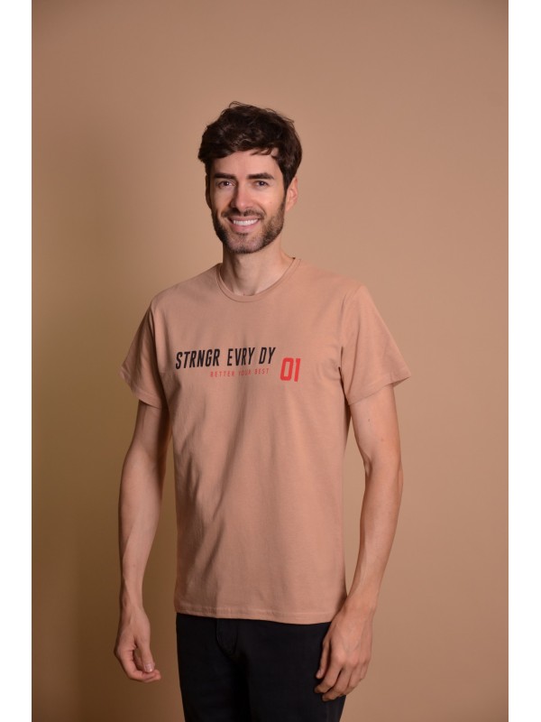 2100-204 Brown Мъжка тениска