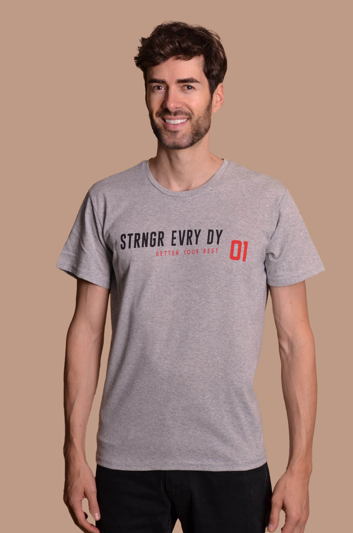 2100-204 Grey Мъжка тениска