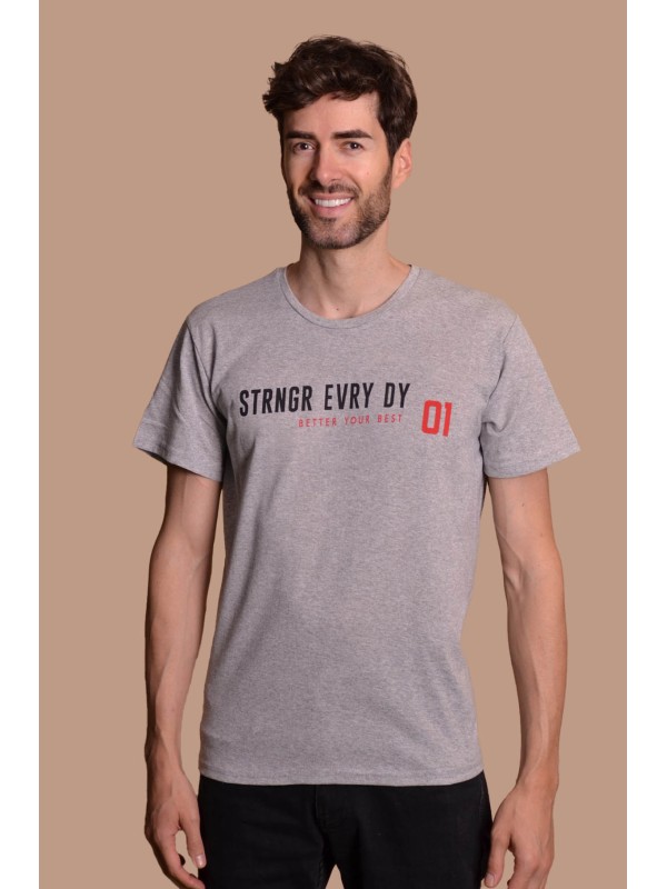 2100-204 Grey Мъжка тениска