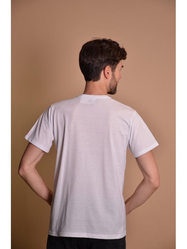 2100-204 White Мъжка тениска