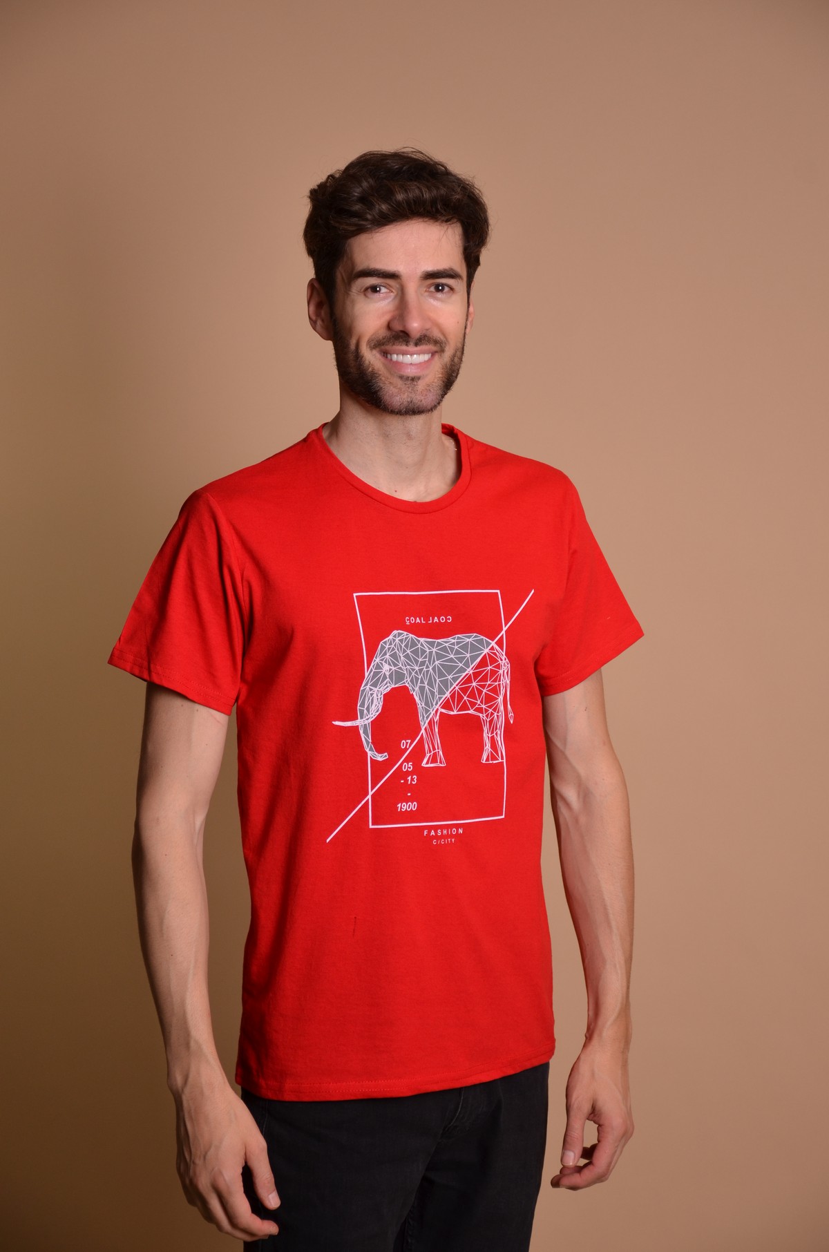 2100-358 Red Мъжка тениска
