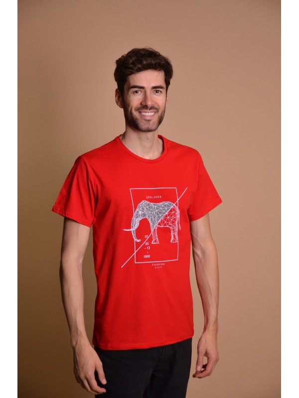 2100-358 Red Мъжка тениска