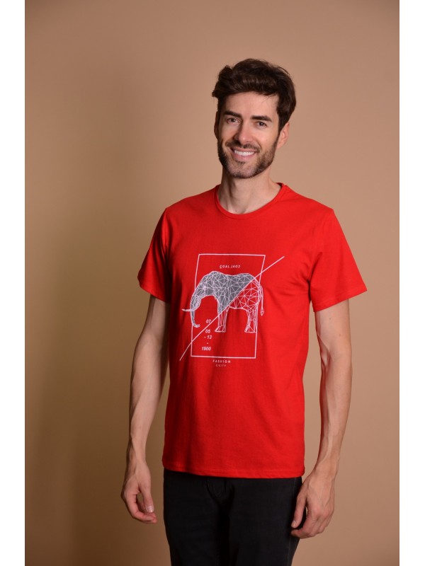 2100-358 Red Мъжка тениска
