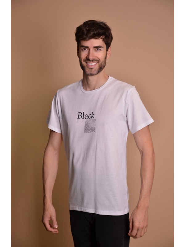 2100-548 White Мъжка тениска