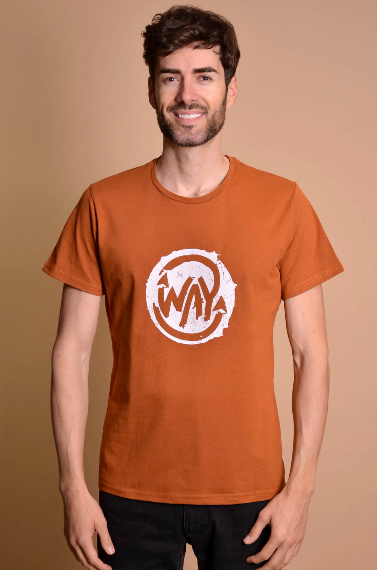 2100-557 Brown Мъжка тениска
