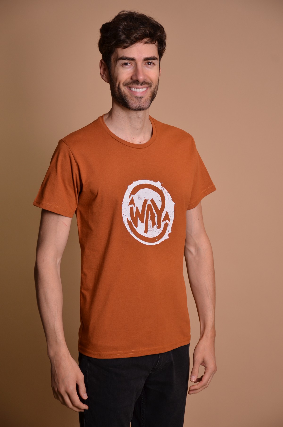 2100-557 Brown Мъжка тениска