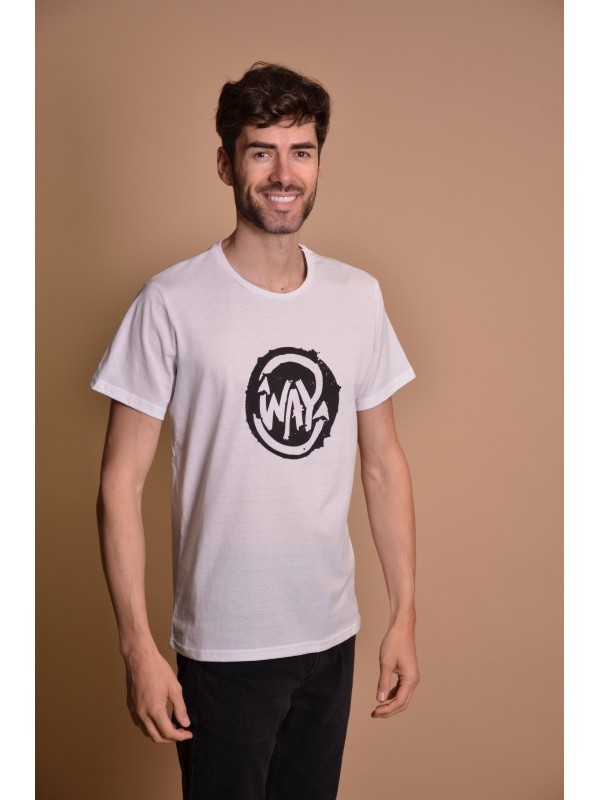 2100-557 White Мъжка тениска
