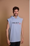 21166 Blue Мъжка тениска без ръкави