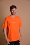 2133-3 Orange Мъжка овърсайз тениска