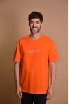 2133-3 Orange Мъжка овърсайз тениска