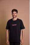 2133-3 Black Мъжка овърсайз тениска