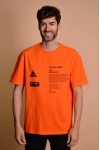 2133-1 Orange Мъжка овърсайз тениска