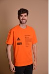 2133-1 Orange Мъжка овърсайз тениска
