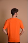 2133-1 Orange Мъжка овърсайз тениска