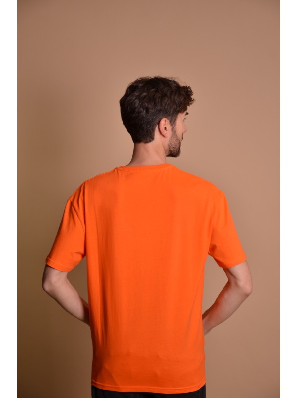 2133-1 Orange Мъжка овърсайз тениска