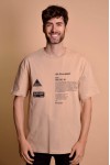 2133-1 Brown Мъжка овърсайз тениска