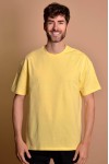 2133-2 Yellow Мъжка овърсайз тениска