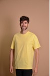 2133-2 Yellow Мъжка овърсайз тениска