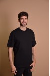 2133-2 Black Мъжка овърсайз тениска