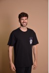 2133-4 Black Мъжка овърсайз тениска
