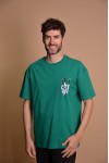 2133-4 Green Мъжка овърсайз тениска