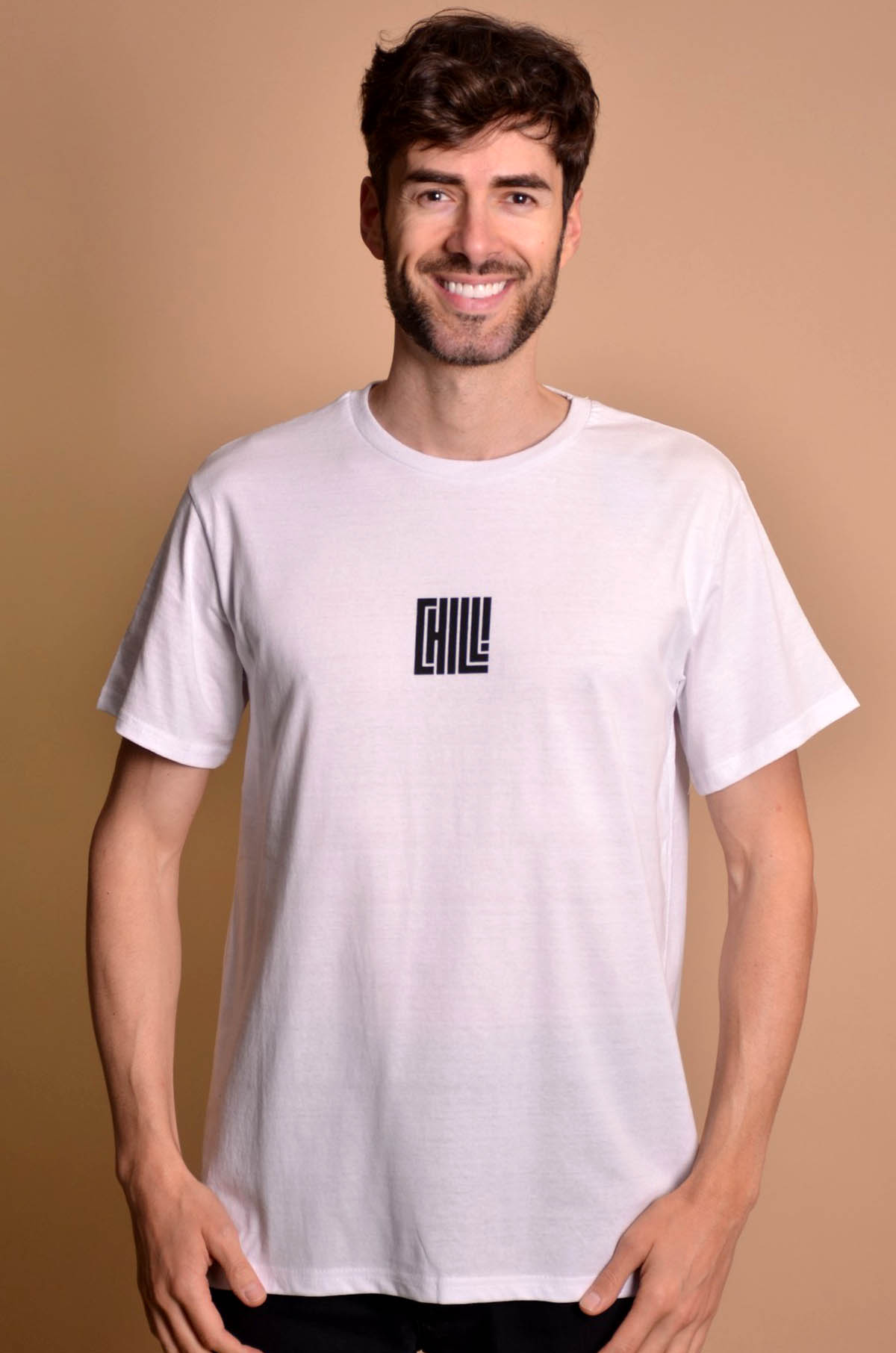 2163 White Мъжка тениска