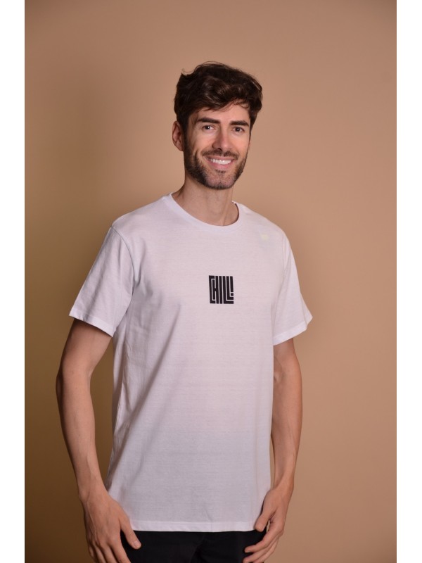 2163 White Мъжка тениска