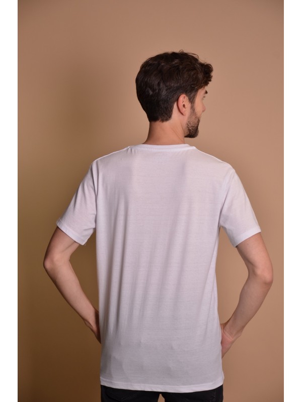 2163 White Мъжка тениска