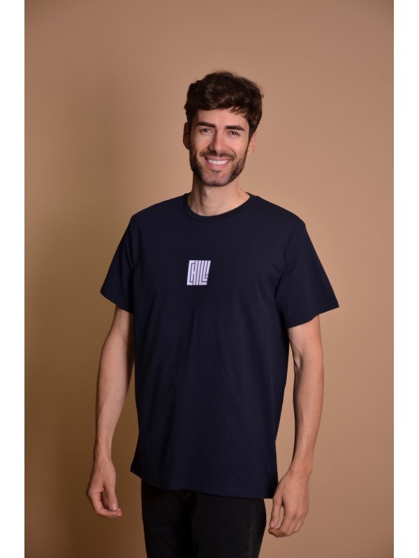 2163 Navy Мъжка тениска