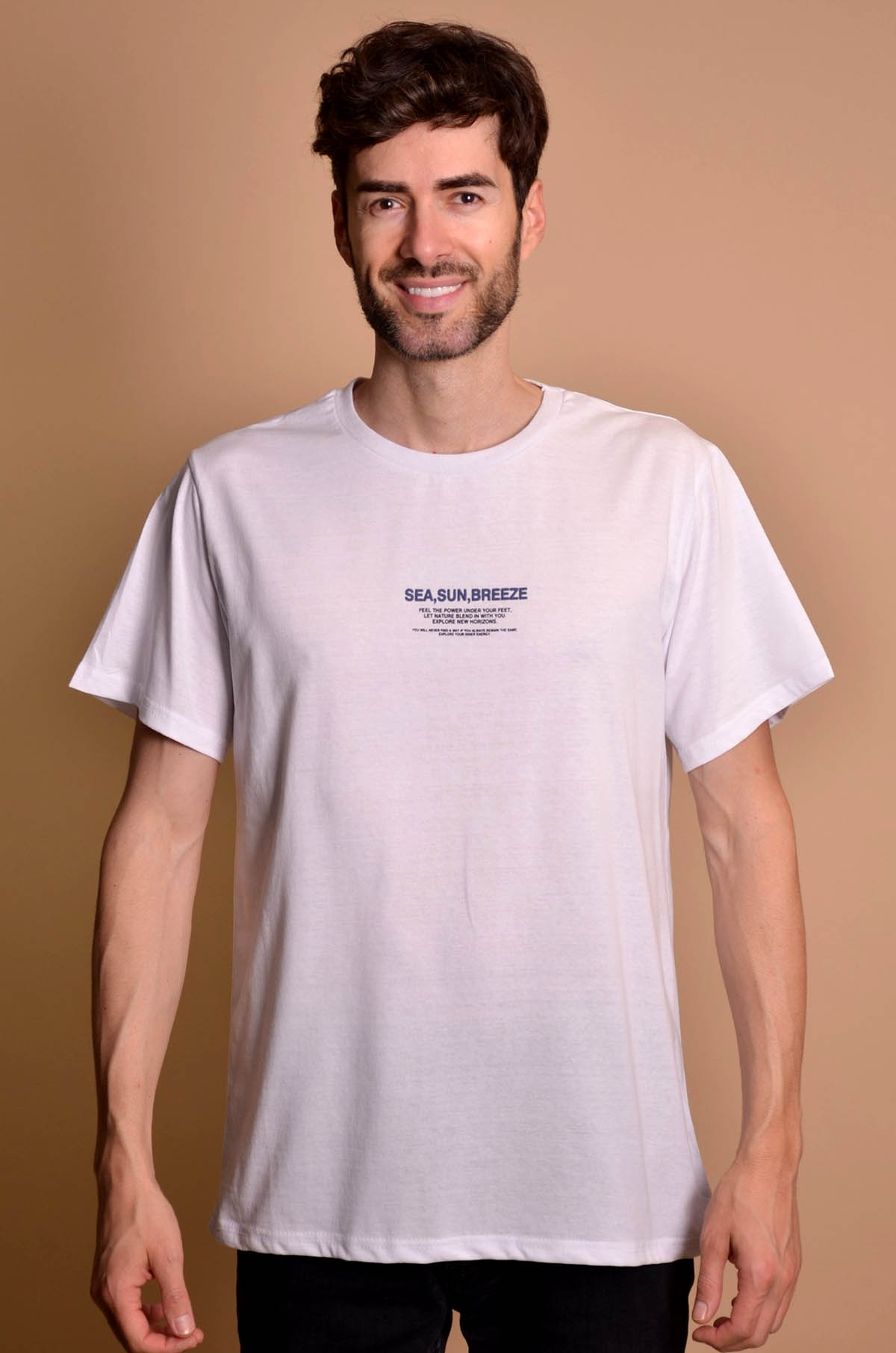 2163-1 White Мъжка тениска
