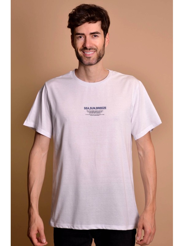 2163-1 White Мъжка тениска