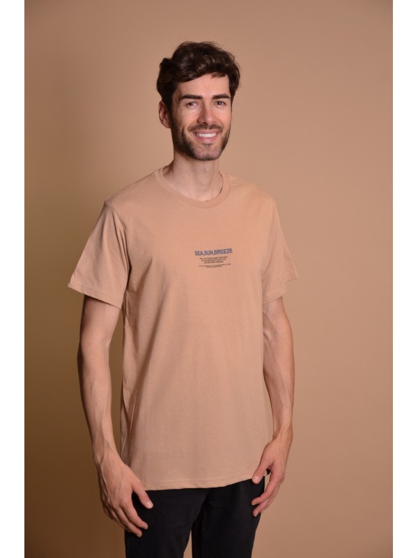 2163-1 Brown Мъжка тениска