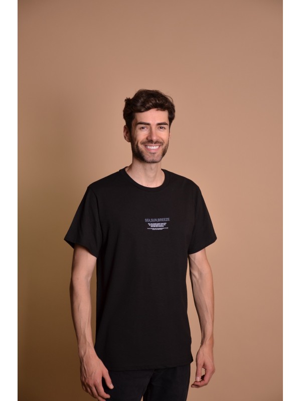 2163-1 Black Мъжка тениска