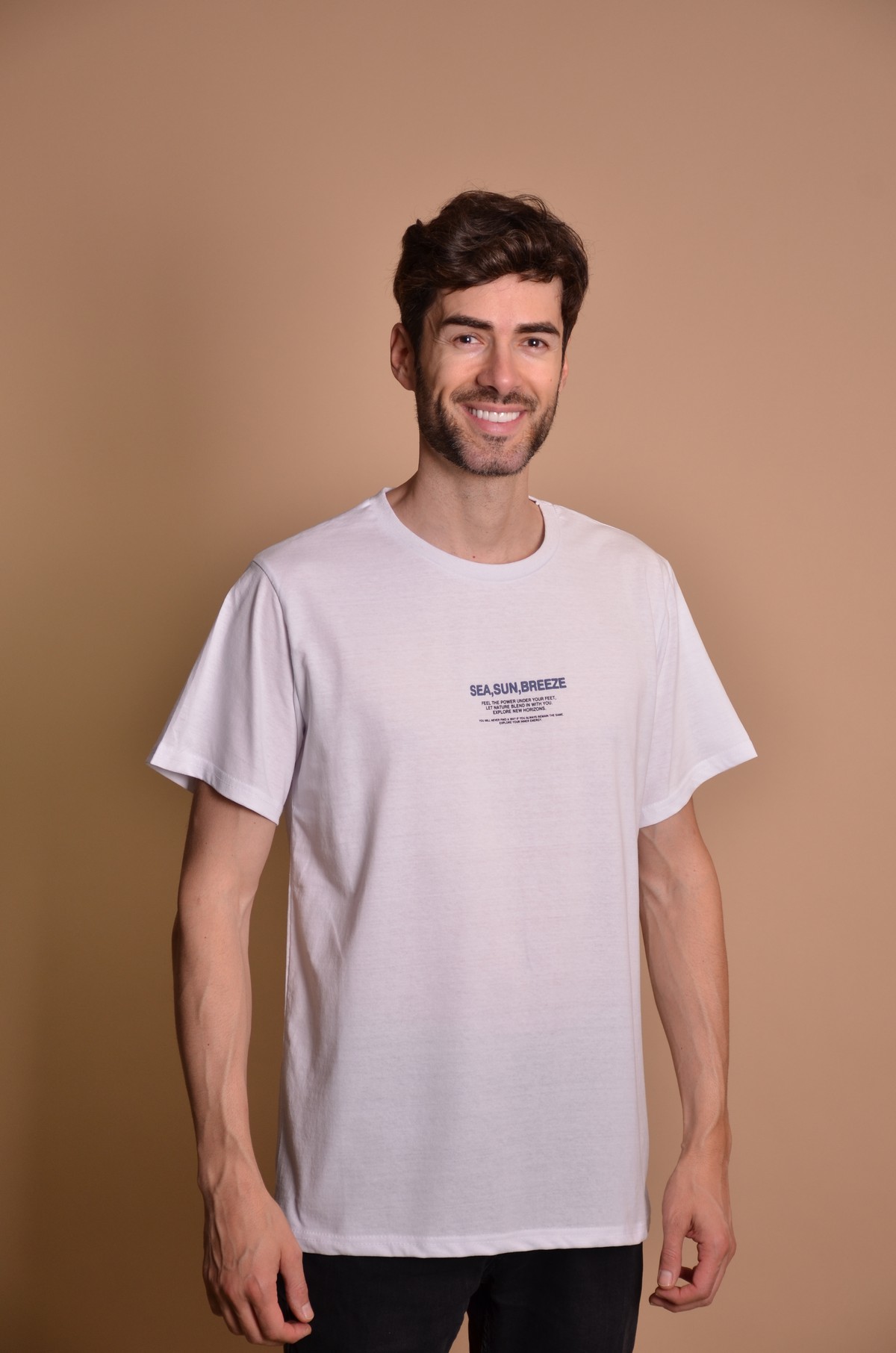 2163-1 White Мъжка тениска