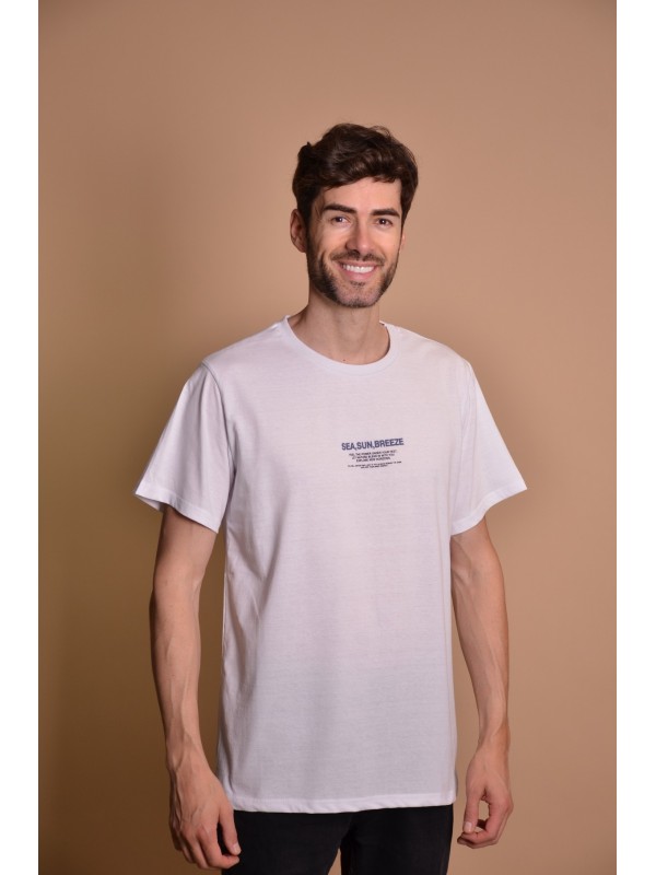 2163-1 White Мъжка тениска