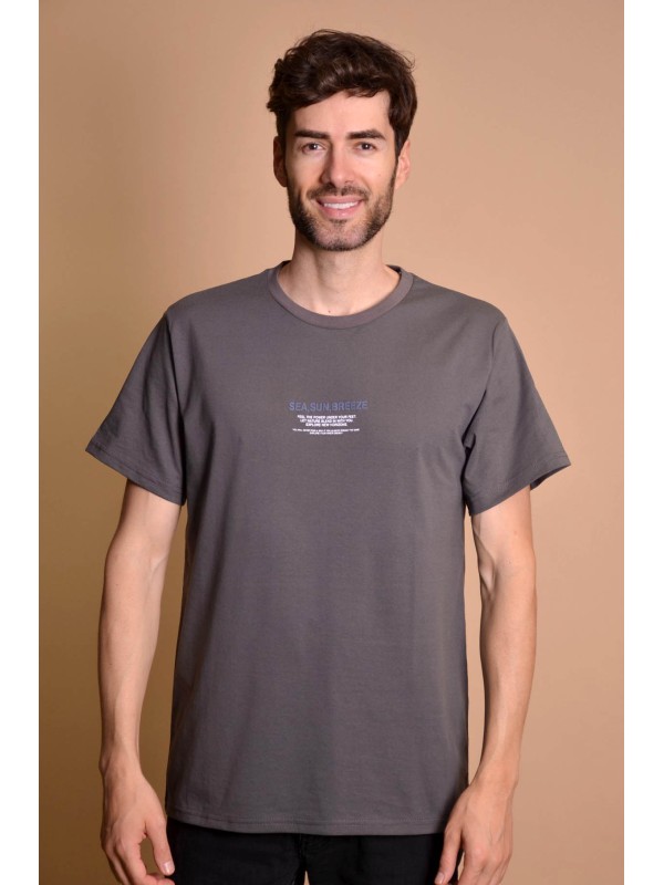 2163-1 Grey Мъжка тениска