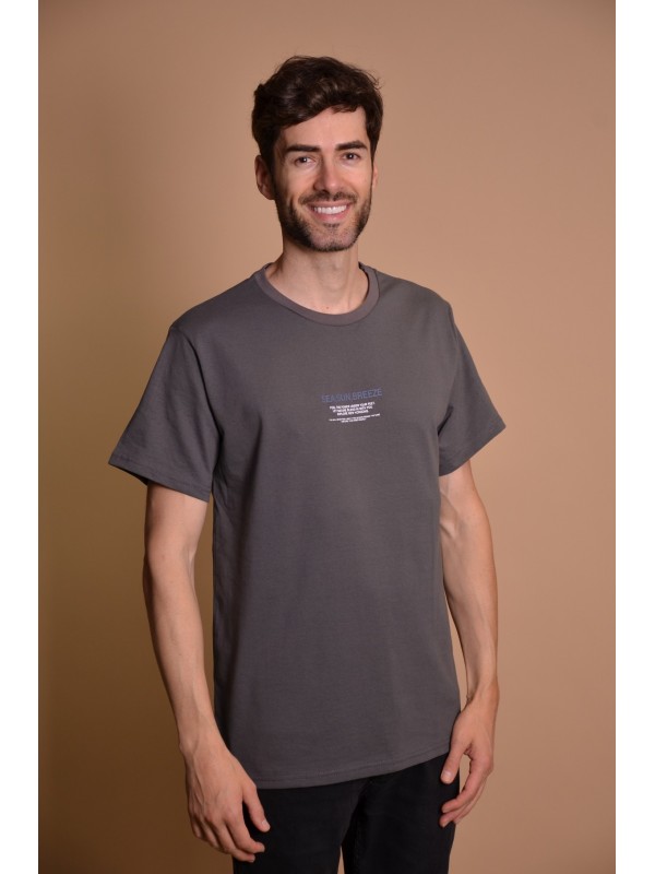 2163-1 Grey Мъжка тениска