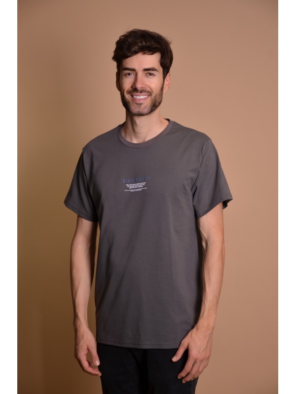2163-1 Grey Мъжка тениска