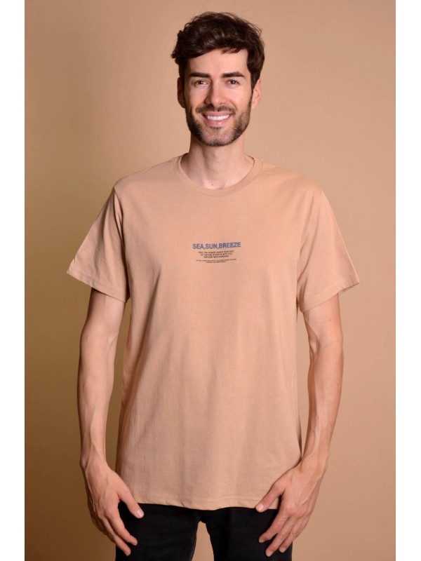 2163-1 Brown Мъжка тениска