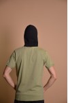 23Y15 Khaki Мъжка тениска с качулка