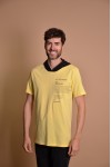 23Y15 Yellow Мъжка тениска с качулка