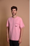 23Y50 Pink Мъжка овърсайз тениска