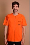 23Y50 Orange Мъжка овърсайз тениска