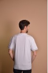 23Y50 White Мъжка овърсайз тениска