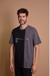 23Y54 Anthracite Мъжка овърсайз тениска