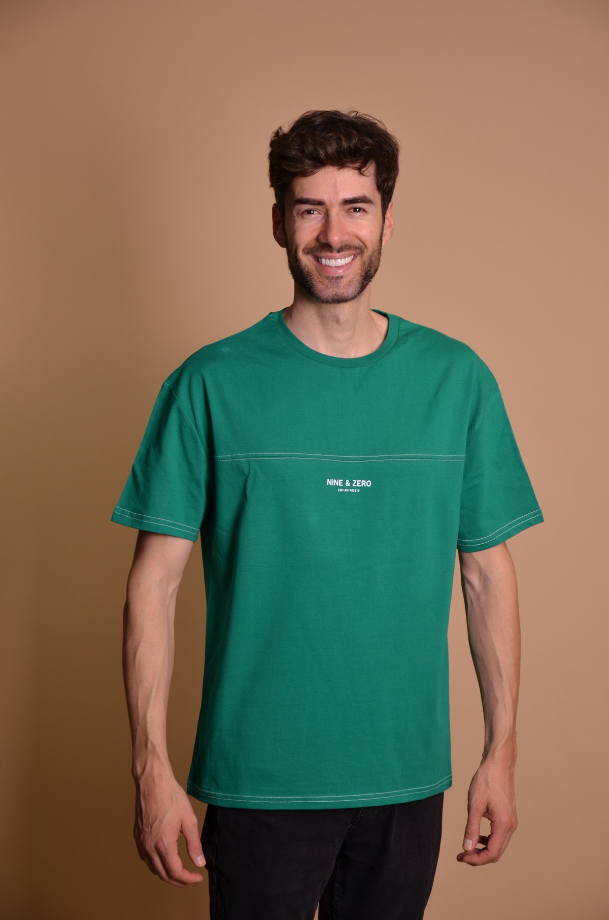 23Y58 Green Мъжка овърсайз тениска